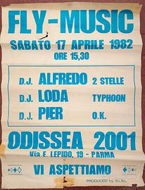 manifesto discoteca parma odissea 2001
