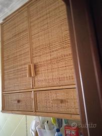 Mobile pensile in rattan 
