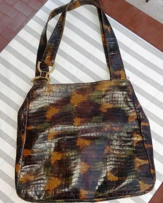 Borsa vintage in pelle Francesco Biasia