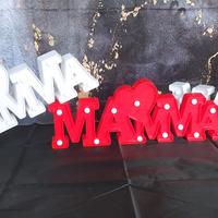 scritte luminose mamma
