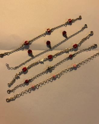 Bracciali vari con coccinelle (30 euro cada uno)