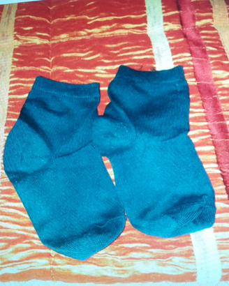 6 paia di calze corte in filo di scozia per bimbo