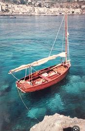 Barca a vela Dinghy 12' mogano, 1979