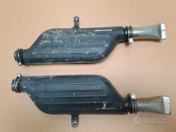 MARMITTE PER MOTO D'EPOCA A SOGLIOLA USATE (COPPIA