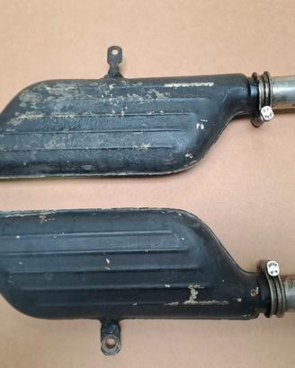 MARMITTE PER MOTO D'EPOCA A SOGLIOLA USATE (COPPIA