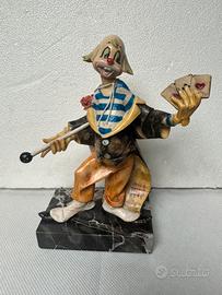 Clown Il Mago Fontanini Statuetta Vintage
