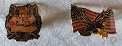 Lotto 2 Spille Americane - Guns N' Roses + America