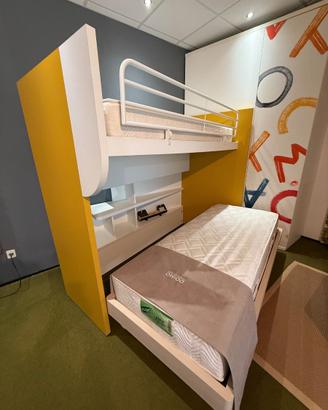 Letto a castello con armadio