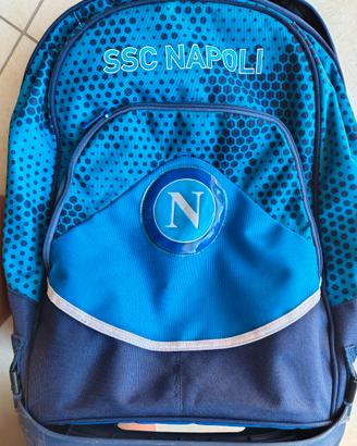 zaino trolley scuola calcio Napoli