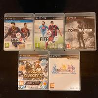 Lotto 5 giochi PS3