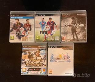 Lotto 5 giochi PS3