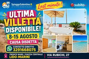 Last minute 8-15 agosto fronte mare a lido marini