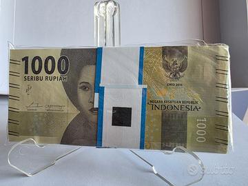 INDONESIA - mazzetta banconote completa originale