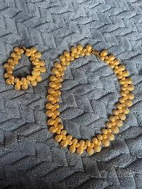 Set collana e braccialetto vintage