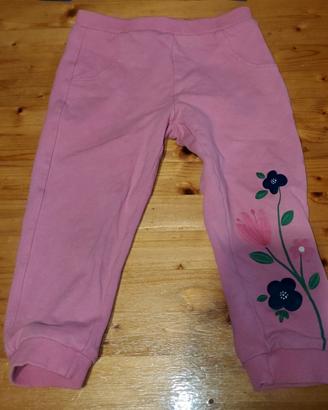 Pantalone rosa per bambine 30-36 mesi