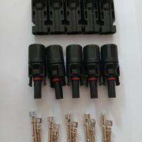 5 coppie maschio femmina fotovoltaico solare 