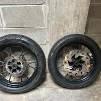 Cerchi motard completi hm beta fantic