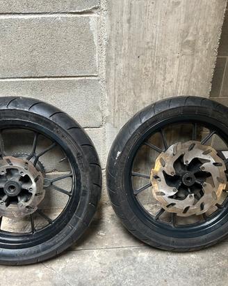 Cerchi motard completi hm beta fantic