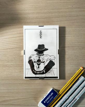 quadretto one piece ace 10x15 cm