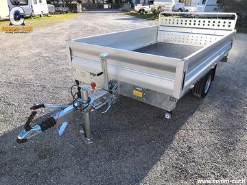 RIMORCHIO CARRELLO BASCULANTE PT15 CON RAMPA DI CA