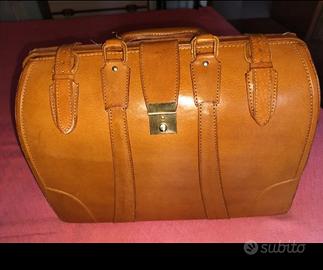 Baule/borsone in cuoio a mano su misura 