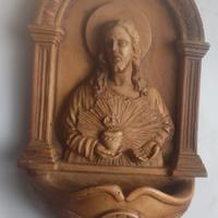 Acquasantiera Sacro cuore Gesù 