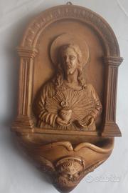 Acquasantiera Sacro cuore Gesù 
