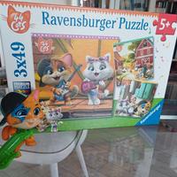 Puzzle 44 gatti + personaggio