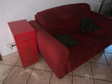 Divano 2 posti sfoderabile sedie scrivania