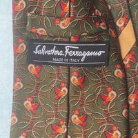 cravatta Salvatore Ferragamo seta