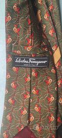 cravatta Salvatore Ferragamo seta