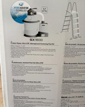 Piscina intex 5.49x2.74x1.32 ultra XTR