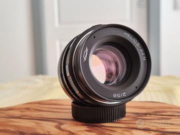 HELIOS-44M OBIETTIVO ZENIT M42 58mm f2 RARO 8 LAME