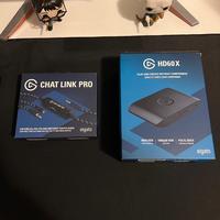 Elgato HD60x e Chat link pro