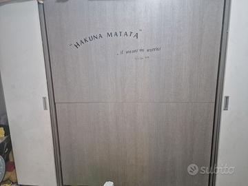 Letto a scomparsa matrimoniale