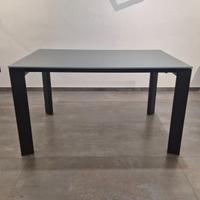 Tavolo in vetro temperato 160x80 allungabile