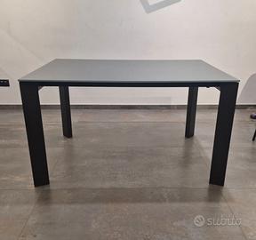 Tavolo in vetro temperato 160x80 allungabile