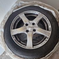 CERCHI IN LEGA R15 RENAULT CLIO + GOMME INVERNALI