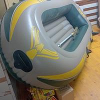 Gommone canotto gonfiabile con due remi