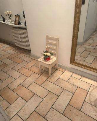 Sedia Country con contenitore