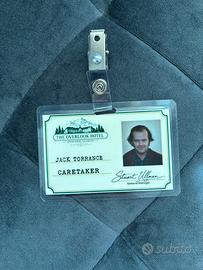 Prop Badge/Tesserino/Halloween Jack Torrance