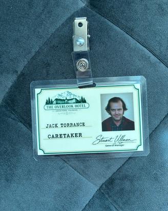 Prop Badge/Tesserino/Halloween Jack Torrance