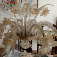 Lampadario Murano Anni 80/90 Solo PEr  Ricambi