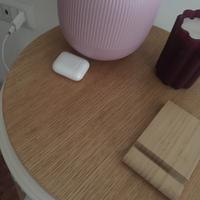 Tavolino in legno cn piano in rovere 63cm