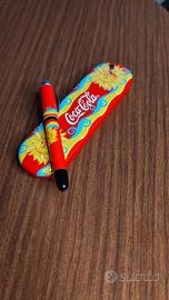 Raro Set Penna e Astuccio in Latta Coca-Cola - Edi