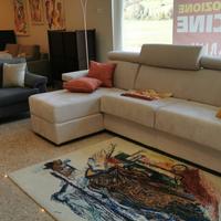 Divano-letto con rete elettrosaldata e mater. H20