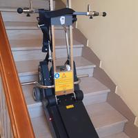 Saliscala cingolato a batteria per disabili