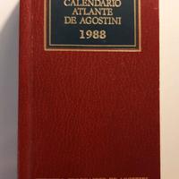 Calendario Atlante De Agostini 1988