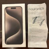 iPhone 15 Pro Natural Titanium 128GB + Apple Care