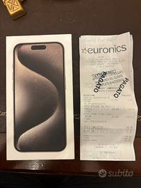 iPhone 15 Pro Natural Titanium 128GB + Apple Care